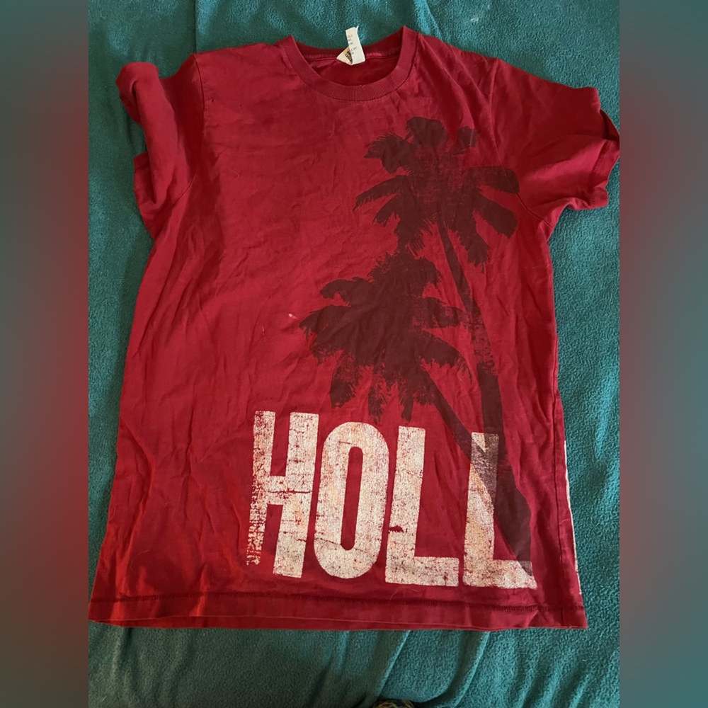 Hollister California Red Tee